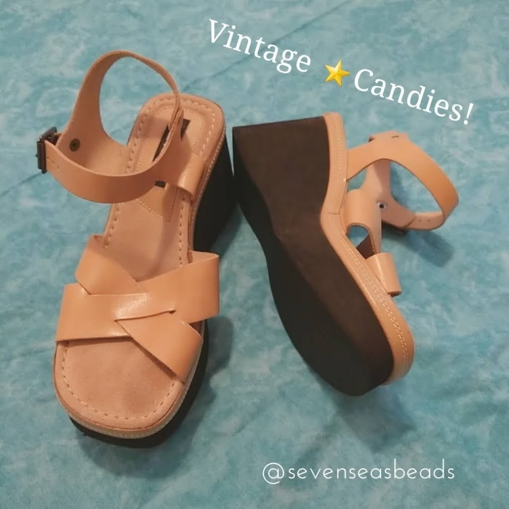 Vintage 1990s Candies Soft Sole Platform Sandals